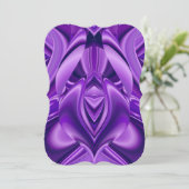 パープル フラワー レインボー ドリームス 招待状 (スタンド正面)