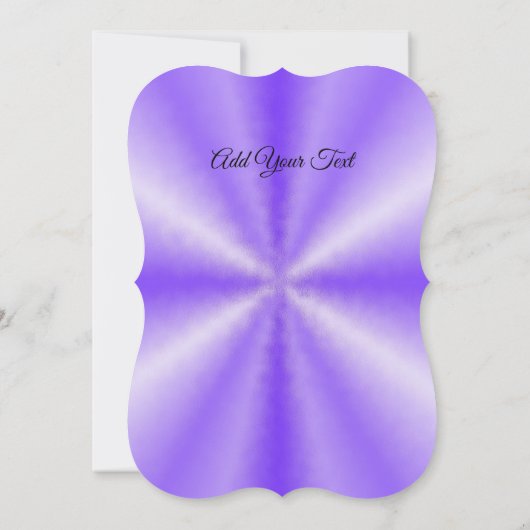 パープル フラワー レインボー ドリームス 招待状 (裏面)