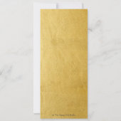 パープル フローラル ローズのキンチャーニャ / スイート16 VIPチケット 招待状 (裏面)