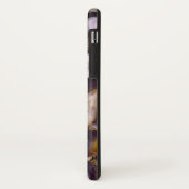 パープル ブラウン ホワイト アゲート デザイン Case-Mate iPhoneケース (裏面/左)