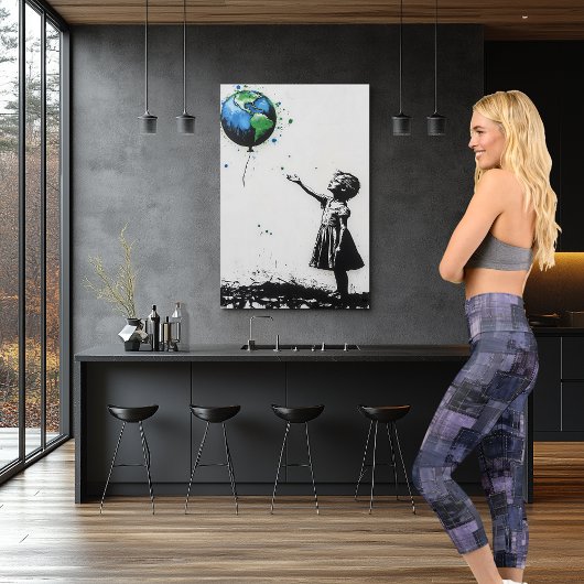 パープル&ブラックデニムパッチワークカスタム文字&ロゴ カプリレギンス