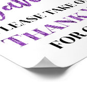 パープル ブラック コンフェッティ 景品 ベビーシャワー サイン (角)