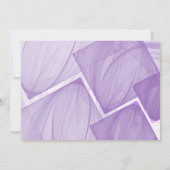 パープル&ブラック「50と素晴らしい」パーティの招待状 招待状 (裏面)