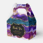 パープル&ブルーピーコックアゲート誕生日サンキューユナイテッド フェイバーボックス (裏面サイド)