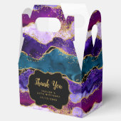 パープル&ブルーピーコックアゲート誕生日サンキューユナイテッド フェイバーボックス (オープン)