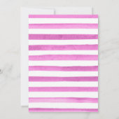 パープル&ブルーフローラカボチャ秋スウィート16 招待状 (裏面)