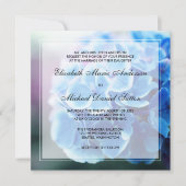 パープル·ブルー·アヤ結婚ンゲアズ 招待状 (正面)