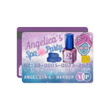 パープル & ブルー ガーリー VIP クレジットカード スパパーティー