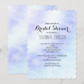 パープル ブルー タイダイ ブライズシャワー  招待状 (正面/裏面)