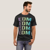 パープル ブルー EDM Tシャツ (正面フル)