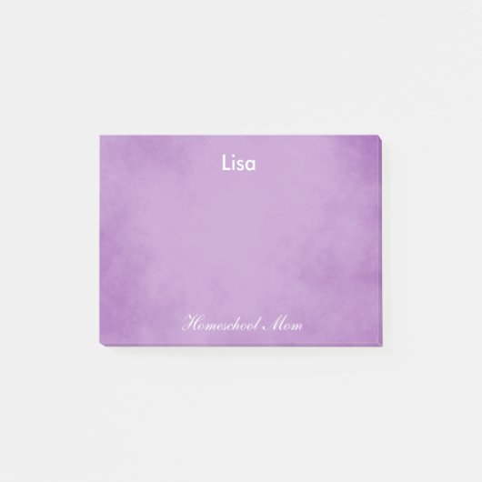 パープル・ホかわいらしームスクール・マム ポストイット (正面)