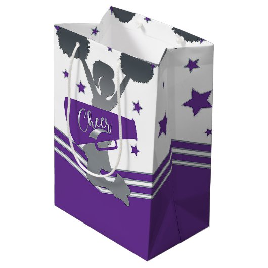 パープル&ホワイトスターズ応援応援リーディングパーティー ミディアムペーパーバッグ (裏面アングル)