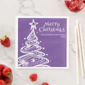 パープル ホワイト クリスマスツリー クリスマスパーティー (インサイチュ)
