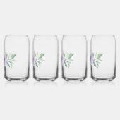 「パープル ポピー」ドリンク グラス (左)