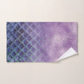 パープル·マグラデーションーメイきらめくド ハンドタオル (ハンドタオル)
