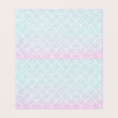 パープル·マーメイド·ガールズ·ベビー·シャワー·テーブル·ナンバー (内部フラット)