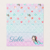 パープル·マーメイド·ガールズ·ベビー·シャワー·テーブル·ナンバー (外部フラット)