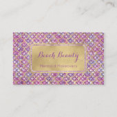 パープル·マーメイド·名刺金ゴールドとセーキン·グラム 名刺 (正面)