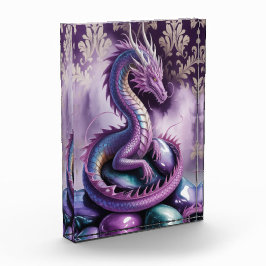 パープル ミスティック ドラゴン ゴシック フォトブロック