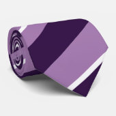 パープル ムード ストライプ パターン タイ (ロール)