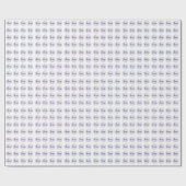 パープル·モノグラム·イニシャルカスタム·ロゴ·ビジネス ラッピングペーパー (フラット)