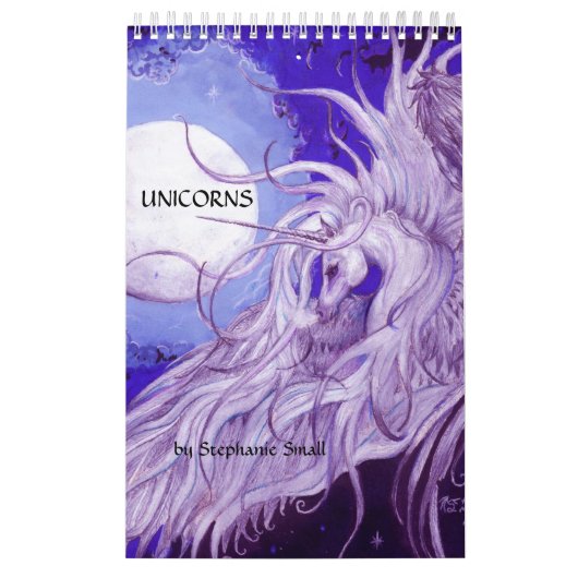 パープル·ユニコーン·ホース·ポニー·カ最高のウトウマ科の·ラブ カレンダー (カバー)