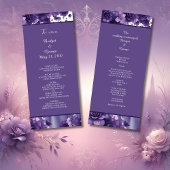 パープル&ラベンダー結婚フローラの美学 プログラム