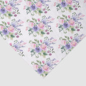 パープル ラベンダー ピンク フローラル ウェディング 薄葉紙 (詳細)