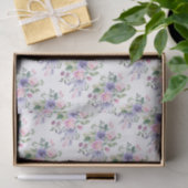 パープル ラベンダー ピンク フローラル ウェディング 薄葉紙 (ギフト)