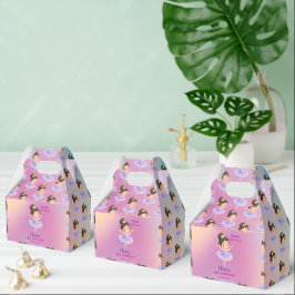 パープル リトル プリンセス ボール お菓子ボックス フェイバーボックス
