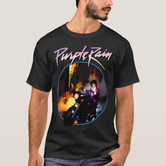 パープル・レイン バイク Tシャツ (正面)