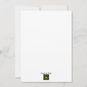 パープル ロイヤルティ スウィート 16 招待状 (裏面)