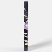 パープル&ローズ フラワー ウォーターカラー フォンケース Case-Mate iPhoneケース (裏面 / 右)