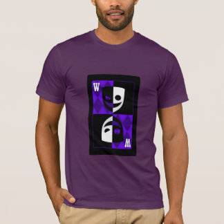パープル・ワイルドカード・ポーカー・ダイヤモンドからインスパイアされたカスタムTシャツ Tシャツ