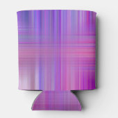 パープル《写真》ぼけ味プレイドカスタム文字 缶クーラー (裏面)