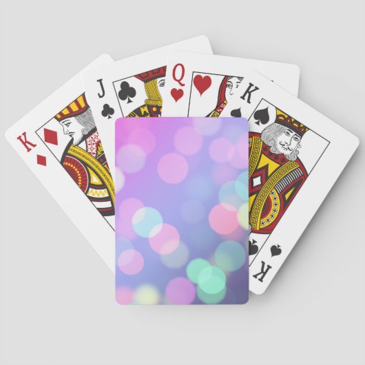 パープル《写真》ぼけ味ライトトランプ トランプ (裏面)