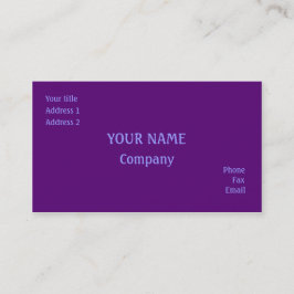 パープル 名刺
