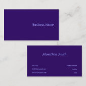 パープル 名刺 (正面/裏面)