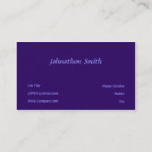 パープル 名刺 (裏面)