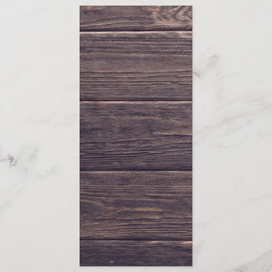 パープル&素朴シルバーフローラウェディングレセプション メニュー (裏面)