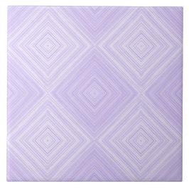 パープル、薄紫、ホワイトジオメトリックダイヤモンドバスルーム タイル