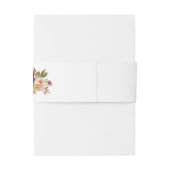 パープル&赤面ピンクフローラ2招待状用帯 招待状ベリーバンド (裏面例)