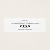 パープル&金ゴールドアゲートイヤリングロゴディスプレイ (裏面)