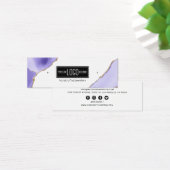 パープル&金ゴールドアゲートイヤリングロゴディスプレイ (デスク)