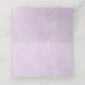 パープル&金ゴールドエレガントクインセニェラ プレイスカード (内部開封)