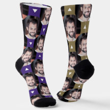 パープル&金ゴールドガールフレンドの彼氏の写真