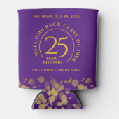 パープル&金ゴールドスクールカレッジ懇親会 缶クーラー (正面)