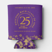 パープル&金ゴールドスクールカレッジ懇親会 缶クーラー (裏面)