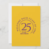 パープル&金ゴールドスクールクラス懇親会 招待状 (裏面)