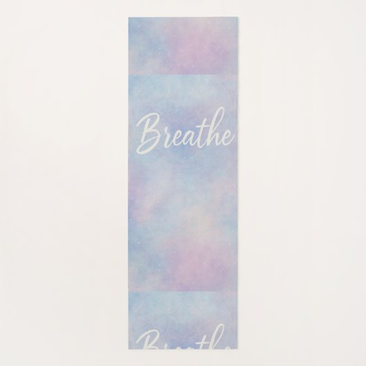 パープル&金ゴールドマーブルヨガマット – エレガント ヨガマット (裏面)